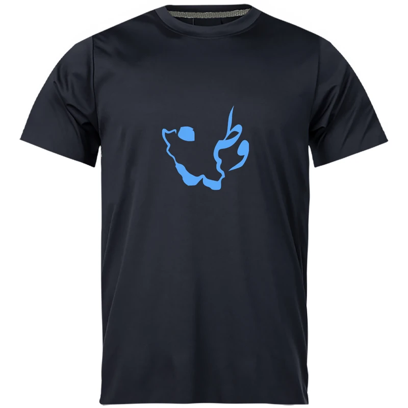 تی‌شرت آستین کوتاه مردانه مدل وطن کد 2_ NC1