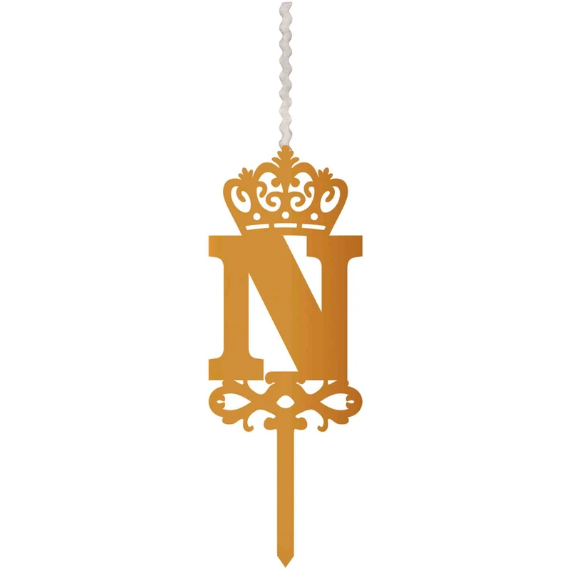 شمع تولد طرح حرف N کد HMN