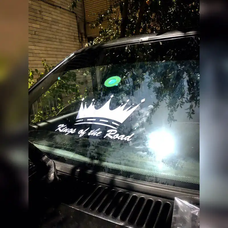 برچسب بدنه خودرو طرح تاج کد ST100