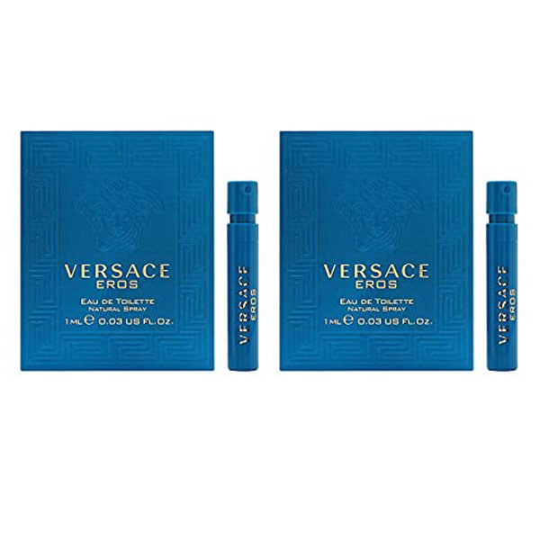 عطر جیبی مردانه ورساچه مدل Eros حجم 1 میلی لیتر بسته 2 عددی