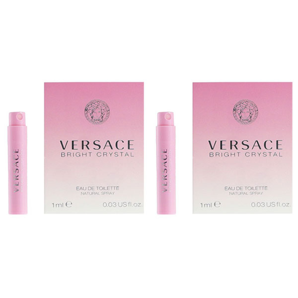 عطر جیبی زنانه ورساچه مدل Bright Crystal حجم 1 میلی لیتر بسته 2 عددی
