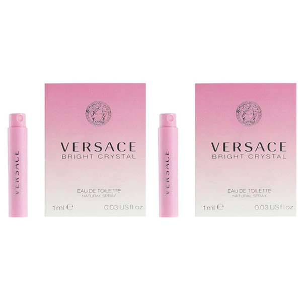 عطر جیبی زنانه ورساچه مدل Bright Crystal حجم 1 میلی لیتر بسته 2 عددی