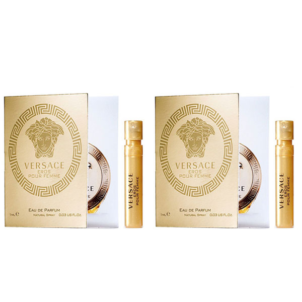 عطر جیبی زنانه ورساچه مدل Eros حجم 1 میلی لیتر بسته 2 عددی