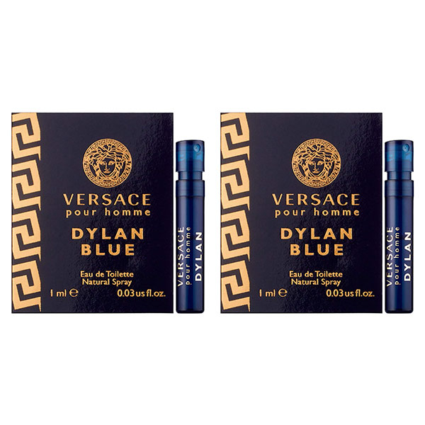 عطر جیبی مردانه ورساچه مدل Dylan Blue حجم 1 میلی لیتر بسته 2 عددی