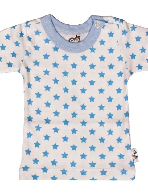 تی شرت آستین کوتاه نوزادی آدمک طرح ستاره