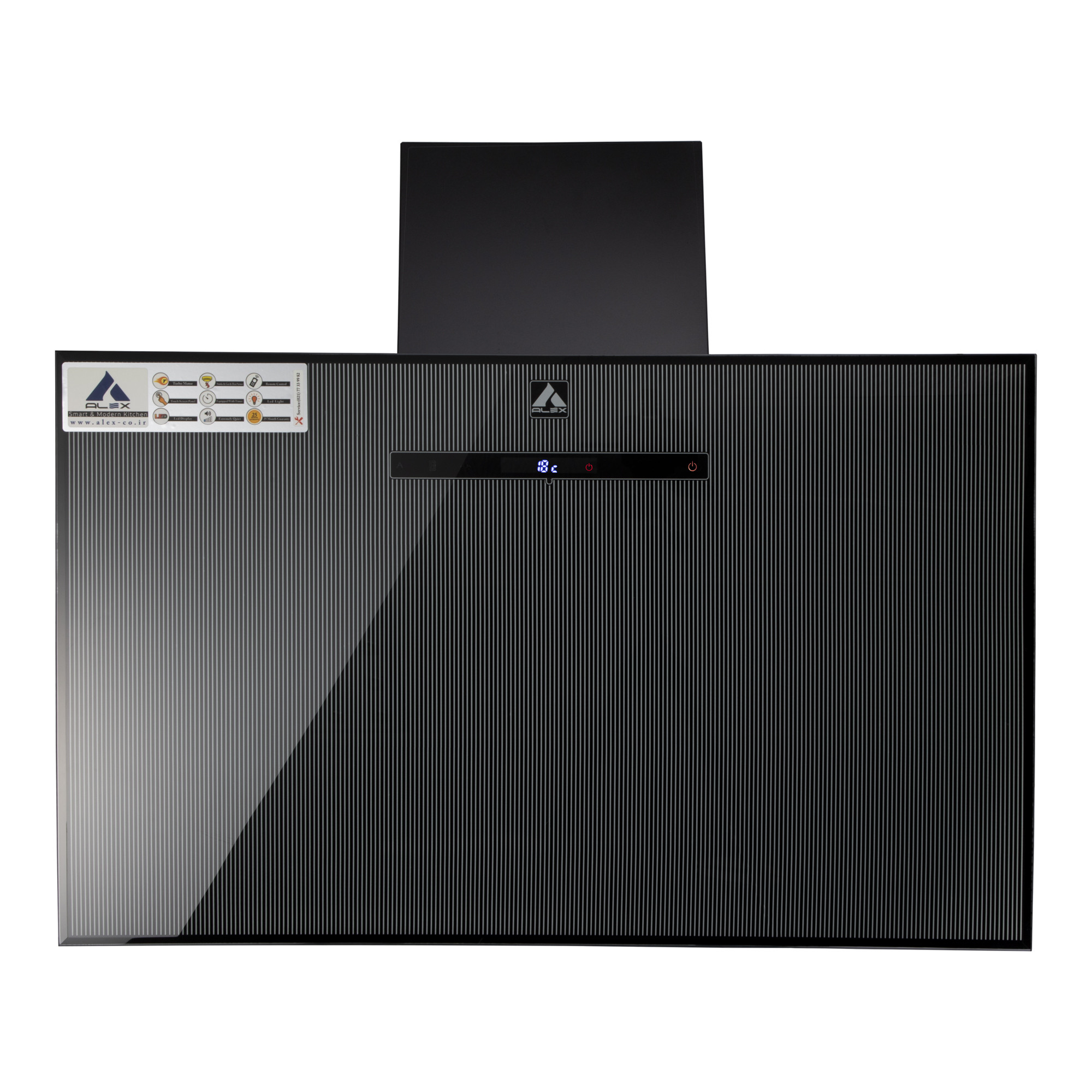 هود مورب الکس مدل AX619-ZEBRA-B کد MK8 سایز 90