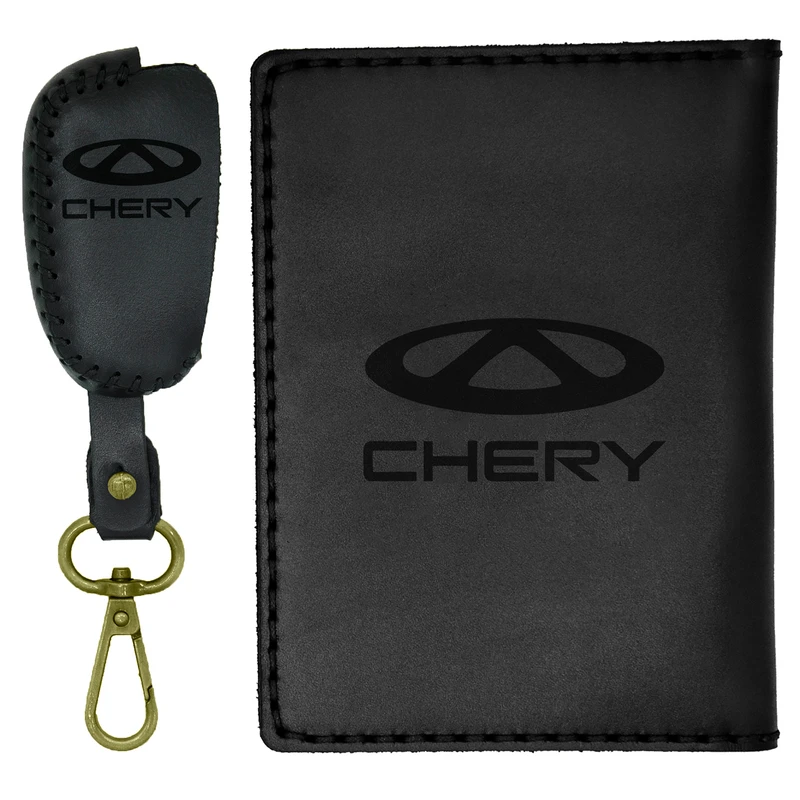  ست هدیه چرمینه اسپرت طرح چری کد 53027-T3K