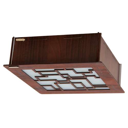  چراغ سقفی چوبین کد C107 2CL