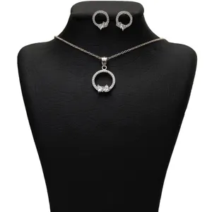 نیم ست نقره شهر جواهر مدل SJS-SE005