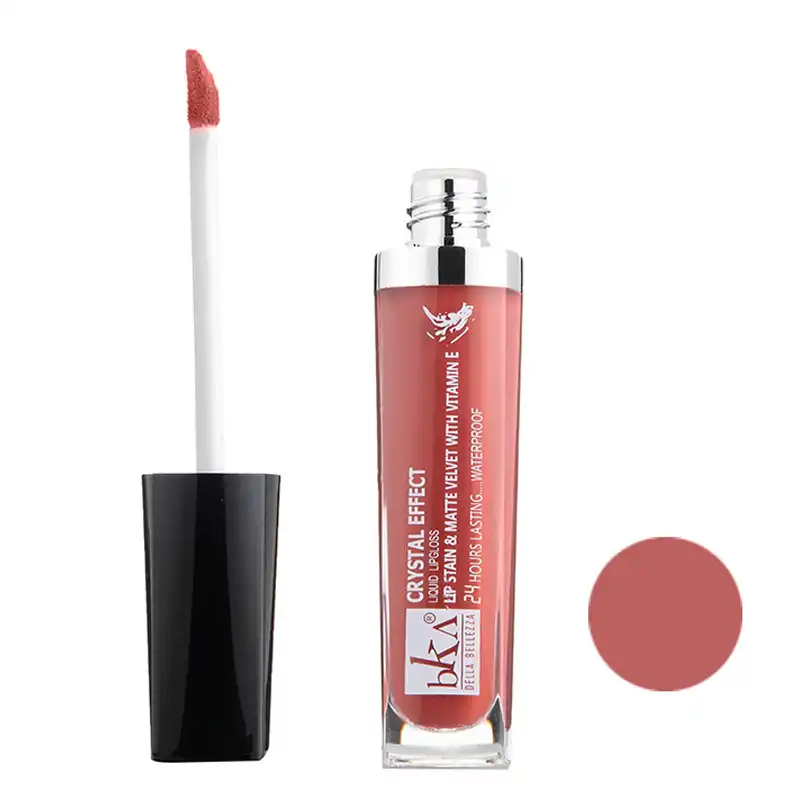 رژ لب مایع بکا کد LG222428 مجموعه 3 عددی به همراه کیف لوازم آرایش کد VG