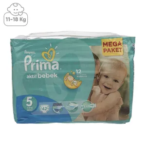 پوشک پمپرز مدل Prima سایز 5 بسته 42 عددی