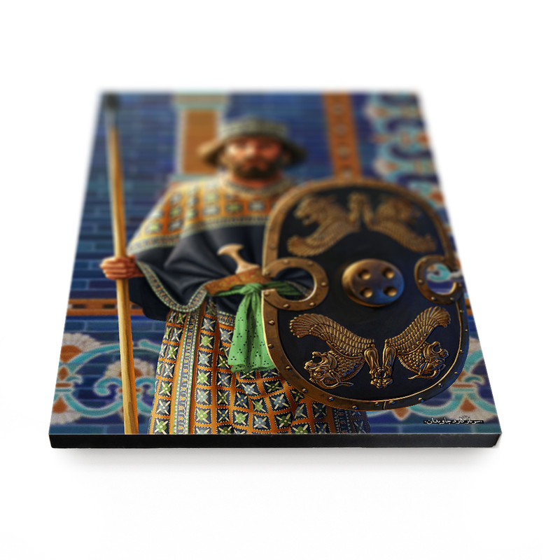 تابلو شاسی طرح سرباز گارد جاویدان هخامنشی کد S119