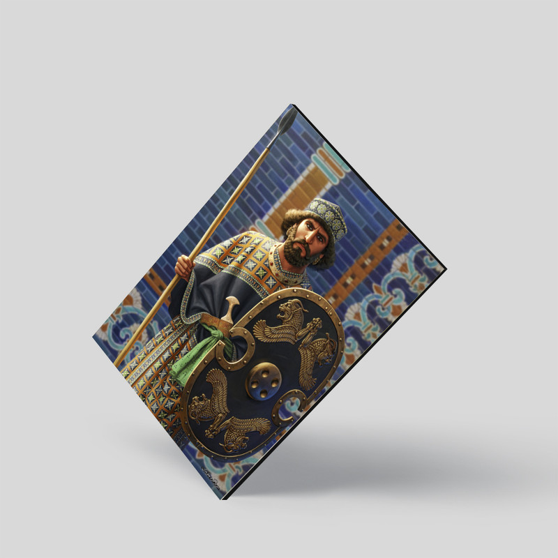 تابلو شاسی طرح سرباز گارد جاویدان هخامنشی کد S119