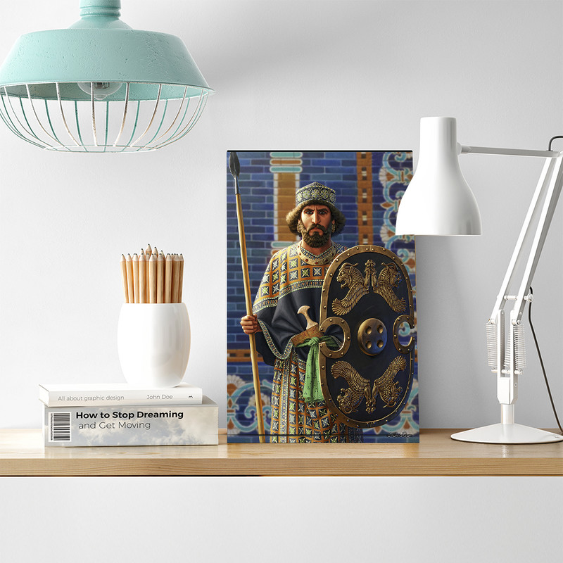 تابلو شاسی طرح سرباز گارد جاویدان هخامنشی کد S119