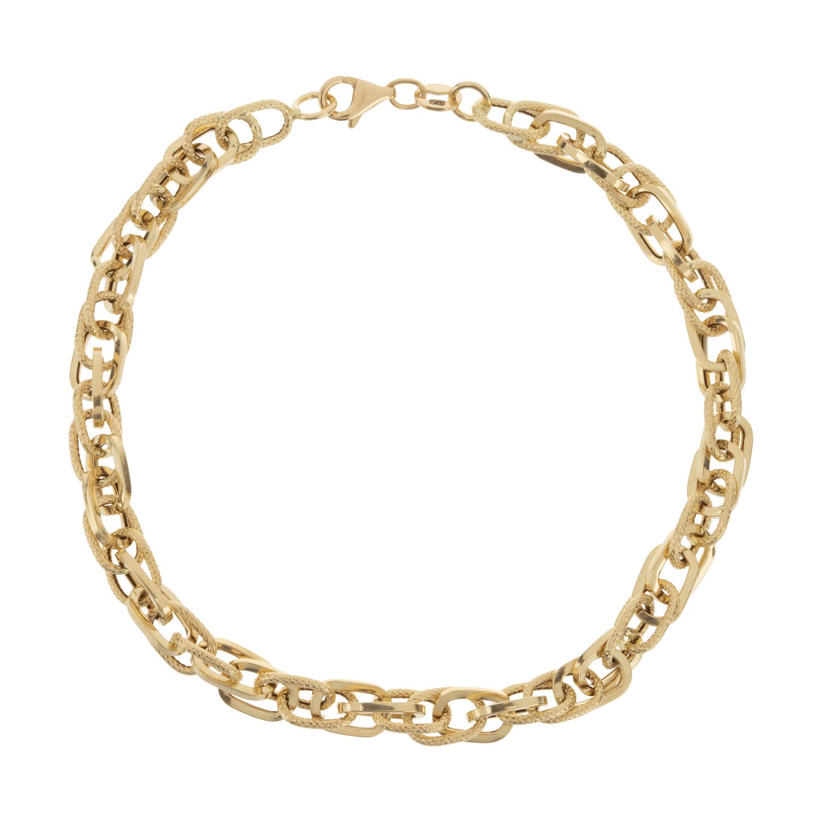 دستبند طلا 18 عیار زنانه آلند کد KHD14 -  - 1