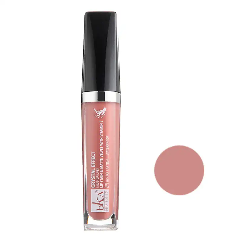 رژ لب مایع بکا کد LG232730 مجموعه 3 عددی به همراه کیف لوازم آرایش کد VG