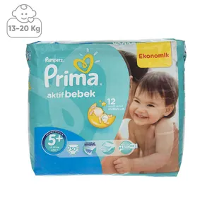 پوشک پمپرز مدل Prima سایز  +5 بسته 30 عددی