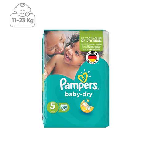 پوشک پمپرز مدل Baby Dry سایز 5 بسته 39 عددی