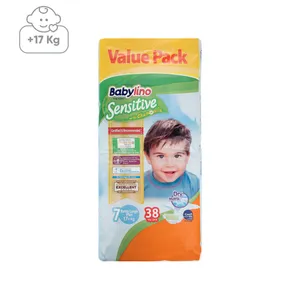 پوشک ضد حساسیت بیبی لینو مدل Value Pack سایز 7 بسته 38 عددی
