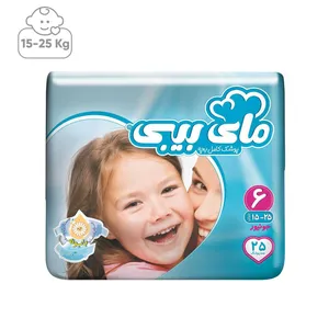پوشک مای بیبی سری مهربان با پوست مدل Chamomile سایز 6 بسته 25 عددی