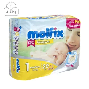 پوشک مولفیکس سایز 1 بسته 20Plus1 عددی