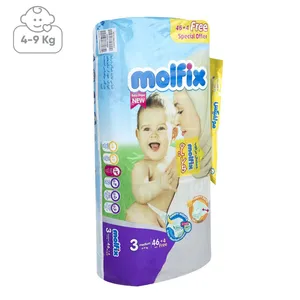 پوشک مولفیکس سایز 3 بسته 46Plus4 عددی
