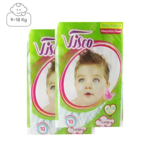 پوشک ویسکو مدل Green سایز 9-18 بسته 10 عددی مجموعه 2 عددی