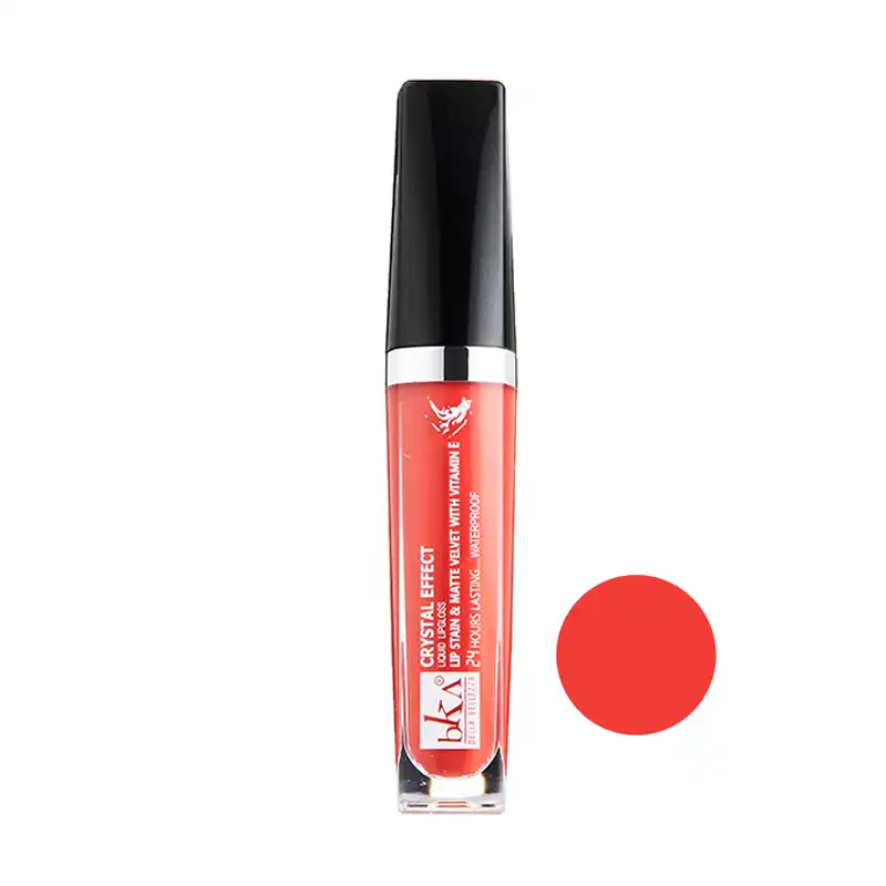 رژ لب مایع بکا کد LG363944 مجموعه 3 عددی به همراه کیف لوازم آرایش VP