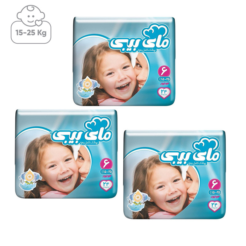 پوشک مای بیبی مدل Chamomile سایز 6 بسته 3 عددی