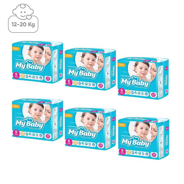 پوشک مای بیبی مدل Chamomile سایز 5 بسته 6 عددی
