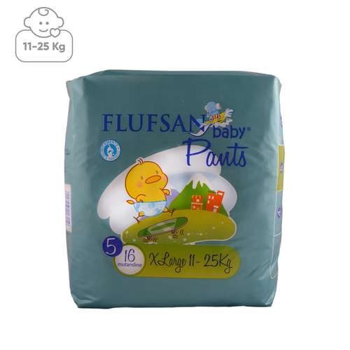 پوشک شورتی کودک فلوفسان مدل B05 سایز 5 بسته 16 عددی