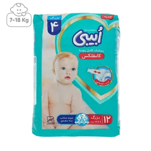 پوشک کودک او بیبی سایز بزرگ بسته 12 عددی