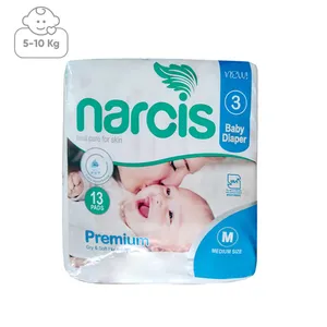 پوشک نارسیس مدل Premium سایز 3 بسته 13 عددی