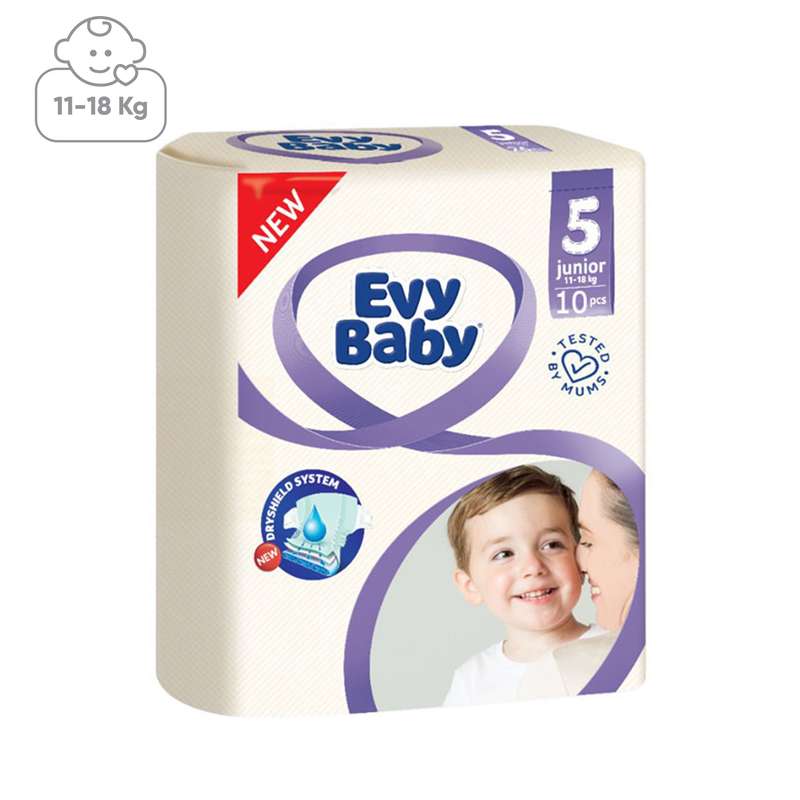 پوشک اوی بیبی مدل T-5 سایز 5 بسته 10 عددی