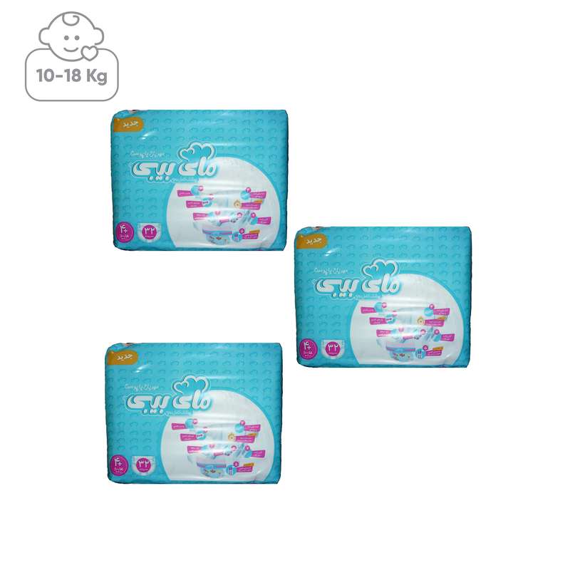 پوشک مای بیبی مدل Chamomile سایز 4 پلاس بسته 3 عددی
