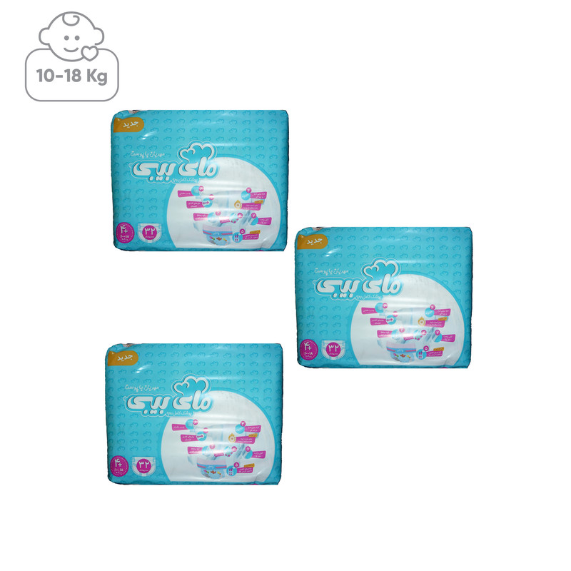 پوشک مای بیبی مدل Chamomile سایز 4 پلاس بسته 3 عددی