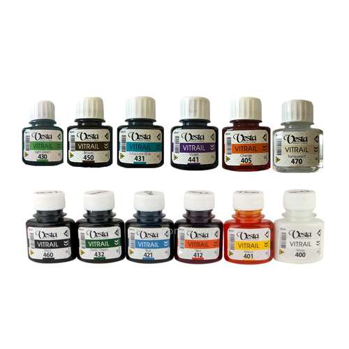 رنگ ویترای وستا کد 2 حجم 40 میلی لیتر بسته 12 عددی