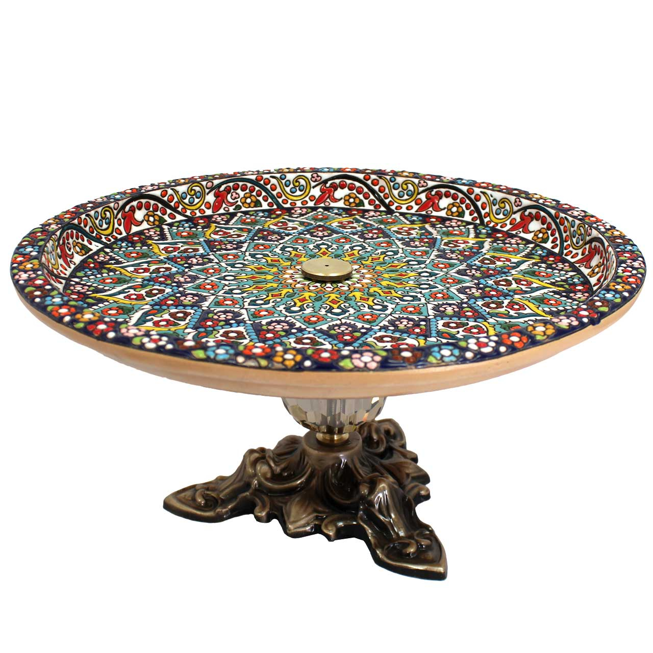 ميوه خوری میناکاری دست نگار کد 20-15