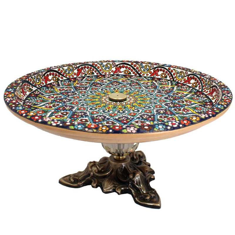 ميوه خوری میناکاری دست نگار کد 20-15