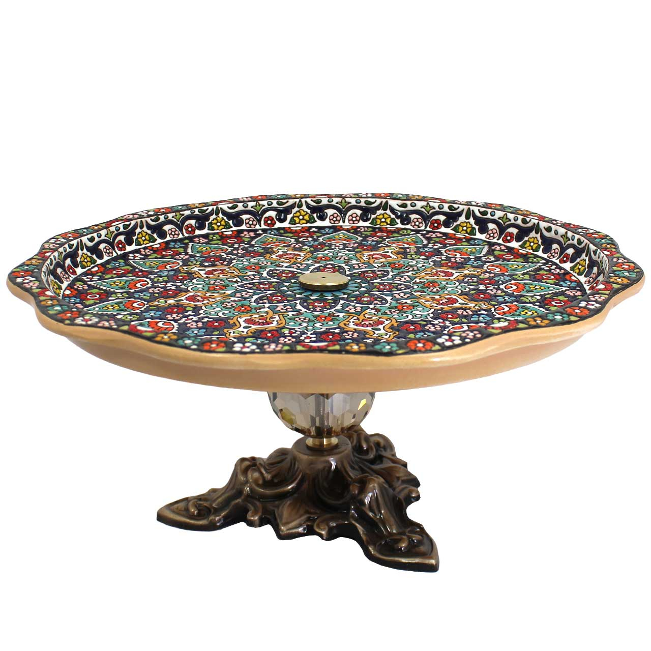 ميوه خوری میناکاری دست نگار کد 20-16