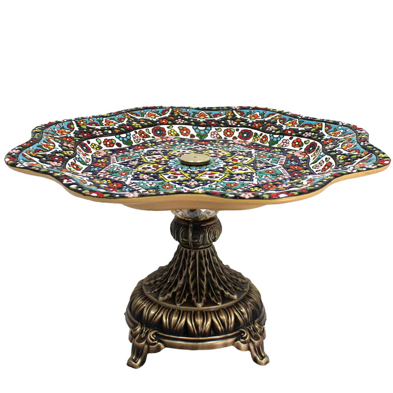 ميوه خوری میناکاری دست نگار کد 20-14