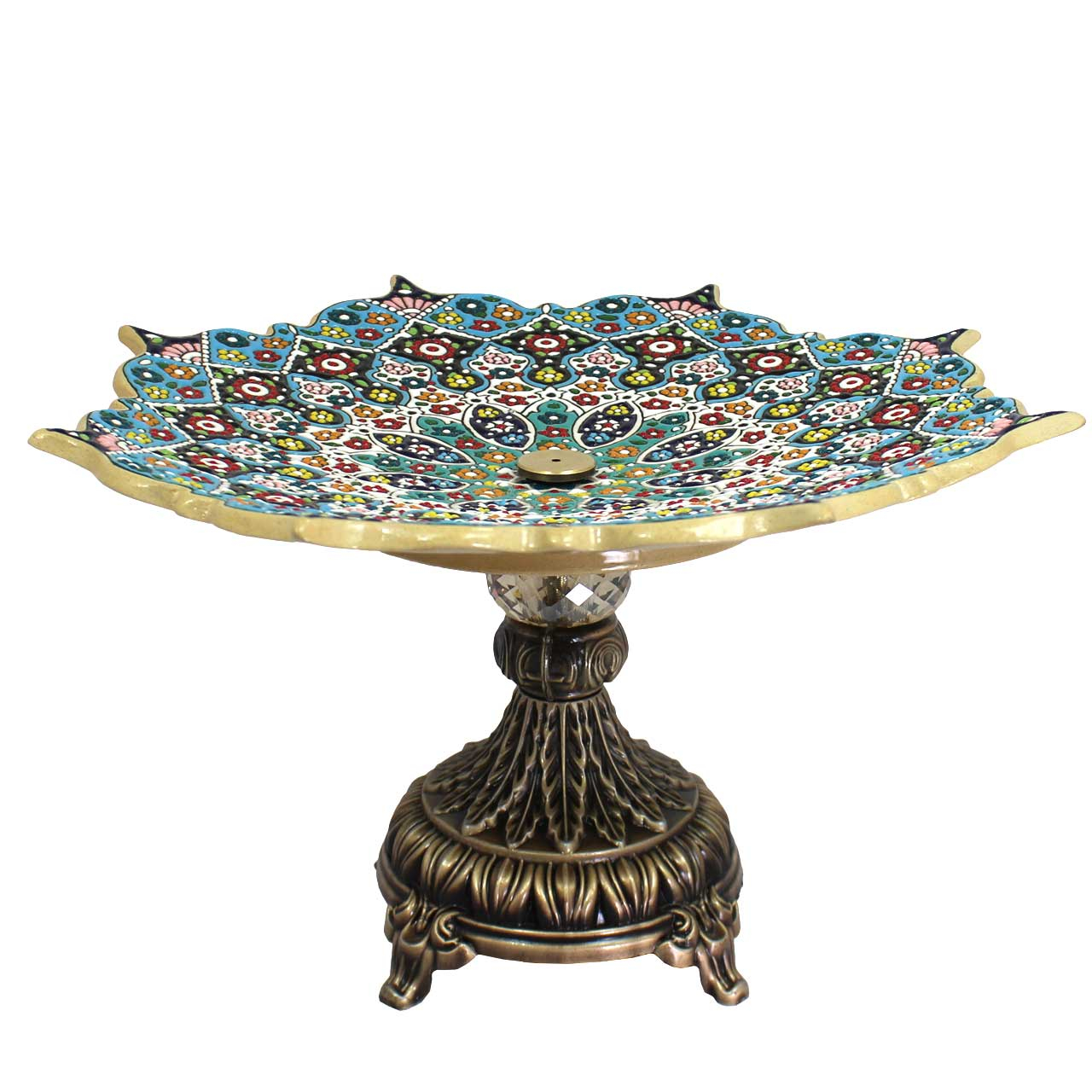 ميوه خوری میناکاری دست نگار کد 20-19