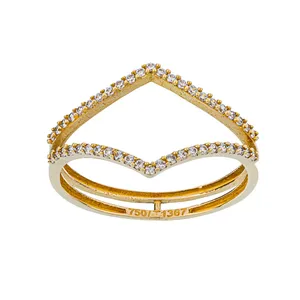 Seven Jewelry 2511 18k Gold Ring For Women