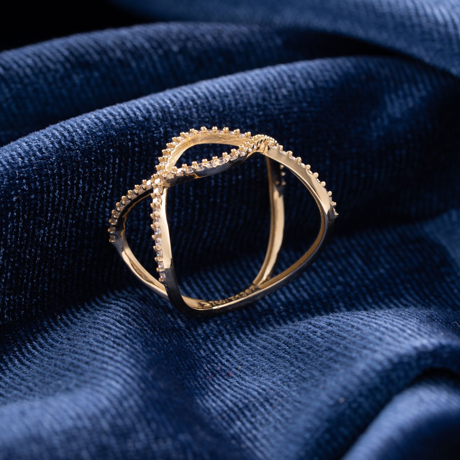 انگشتر طلا 18 عیار زنانه جواهری سون مدل 2477 -  - 3