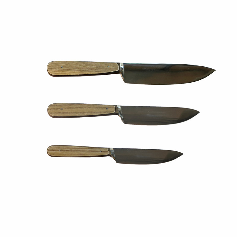 ست چاقوی آشپزخانه 3 پاچه زنجان مدل قربانلو کد CK001