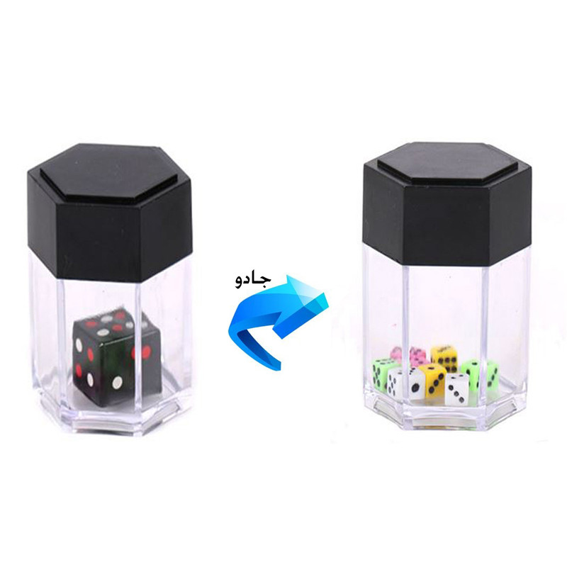 ابزار شعبده بازی دنیای سرگرمی های کمیاب طرح استوانه تاس خرد کن مدل DSK1780