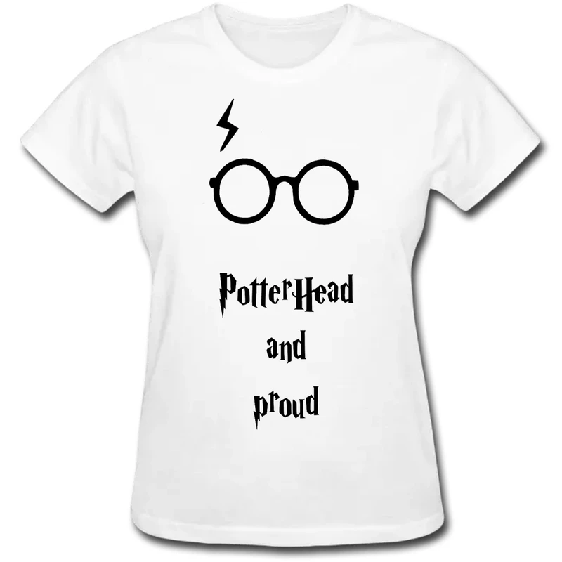 تی شرت زنانه طرح عینک هری پاتر کد hp-201
