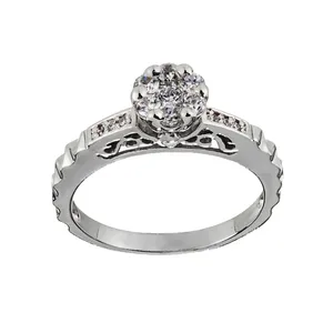 انگشتر نقره زنانه جواهری سون مدل 2629