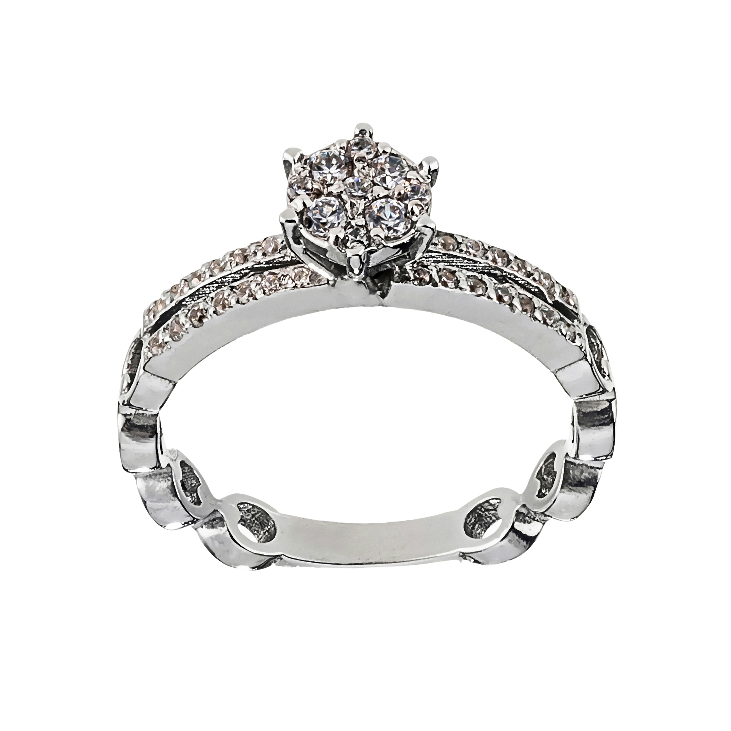 انگشتر نقره زنانه جواهری سون مدل 2631