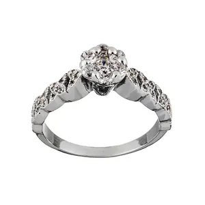 انگشتر نقره زنانه جواهری سون مدل 2623